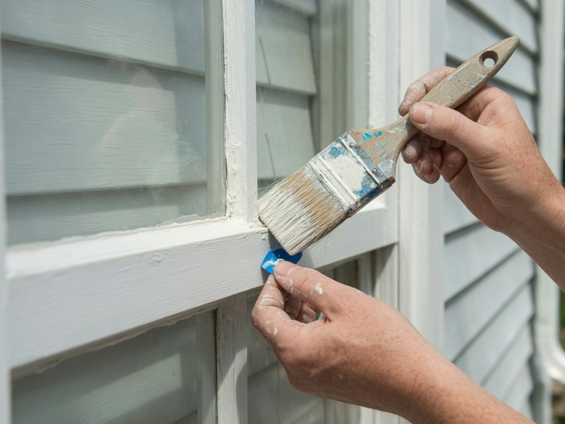 Paint prep and trim detail